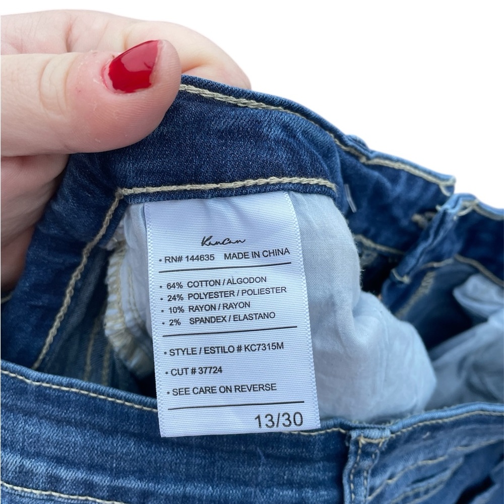 KANCAN Heidi Mid-Rise Stretch Flare Jean - Picture 6 of 6